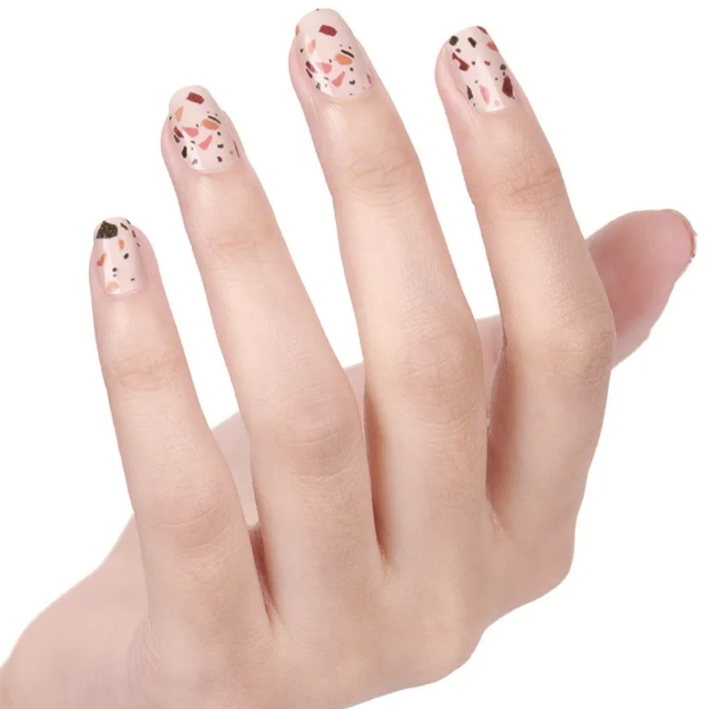 Stocking Stuffer! Color Street 100% Real Nail Polish Strips in Back In Tile - Picture 2 of 8